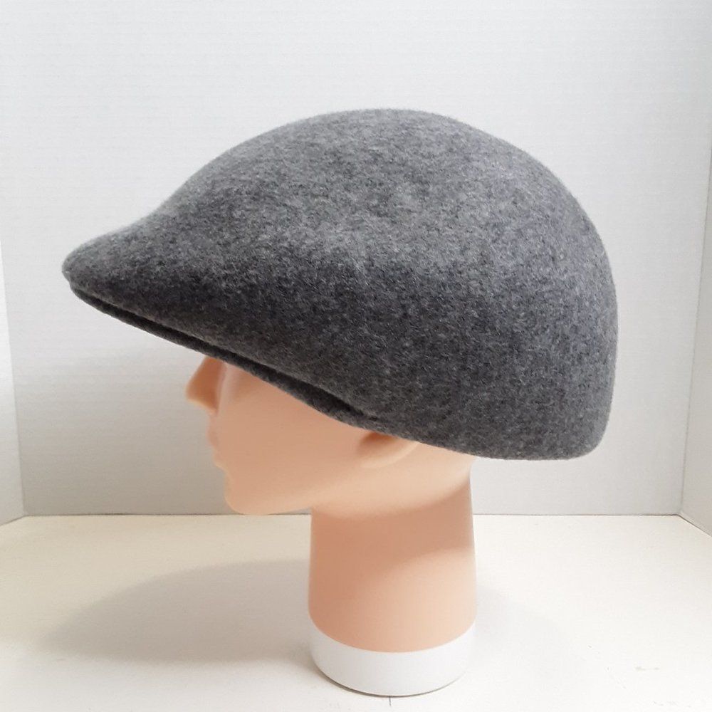 Vintage 100% Wool Seamless Newsboy Beret Hat Classic Ivy Flat Cap